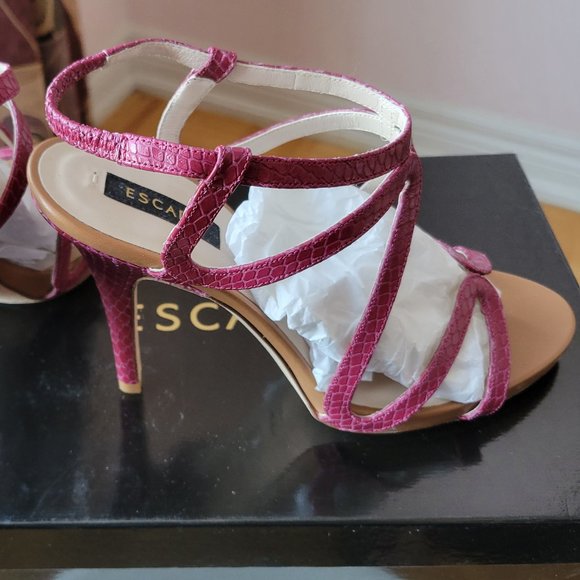 ESCADA - Brand New High heels summer leather shoes, made in Italy, Size EU: 37 - Picture 6 of 7